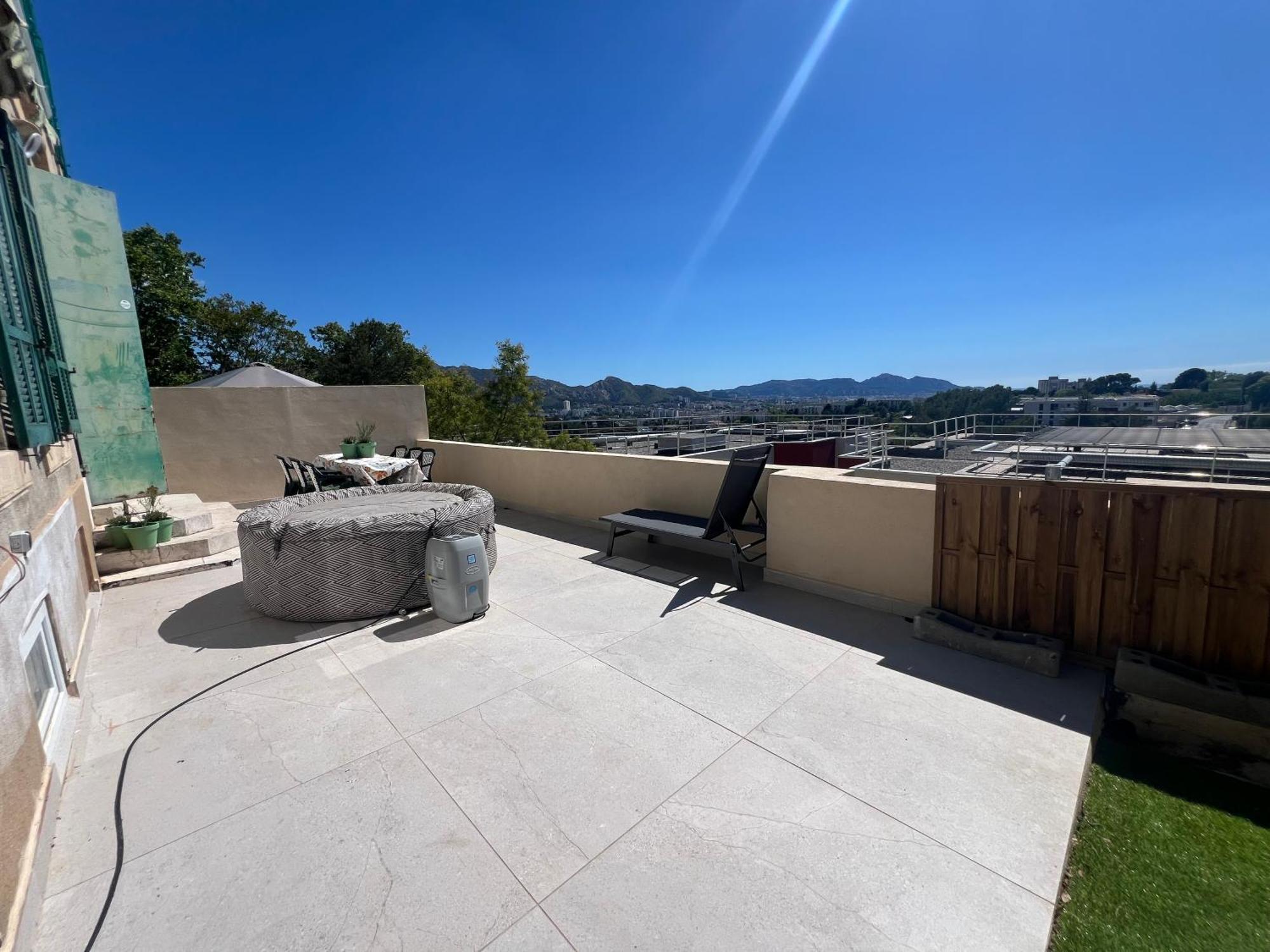 Maisons Detente Jardin, Terrasse Vue Mer Et Spa Marseille Bagian luar foto