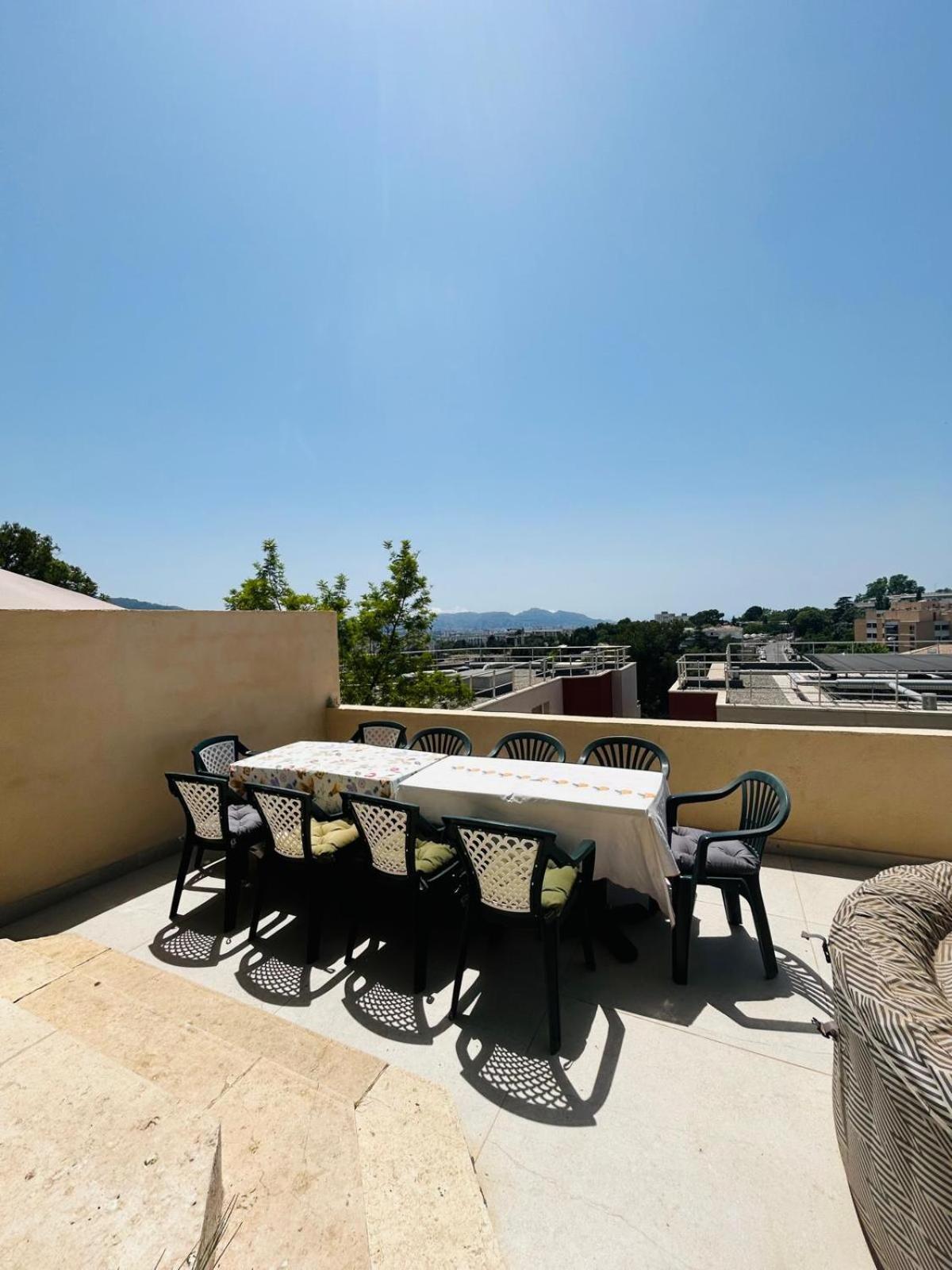 Maisons Detente Jardin, Terrasse Vue Mer Et Spa Marseille Bagian luar foto